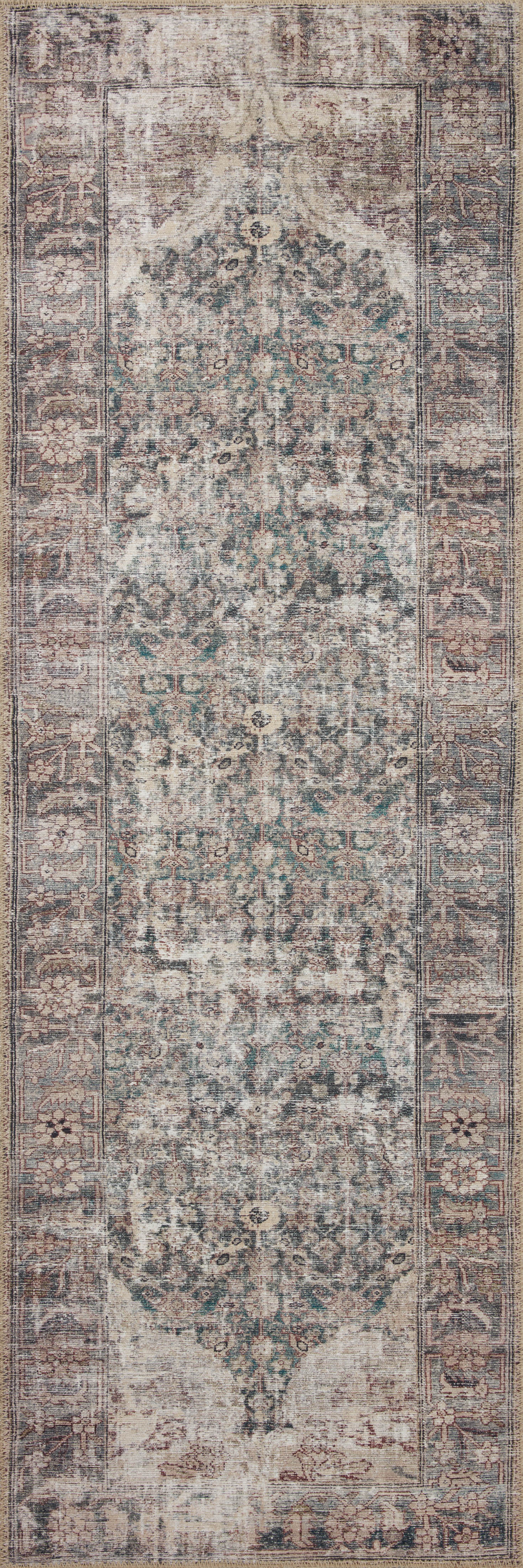 Amber Lewis x Loloi Georgie Lagoon / Beige Rug 0-patterned rugs Loloi