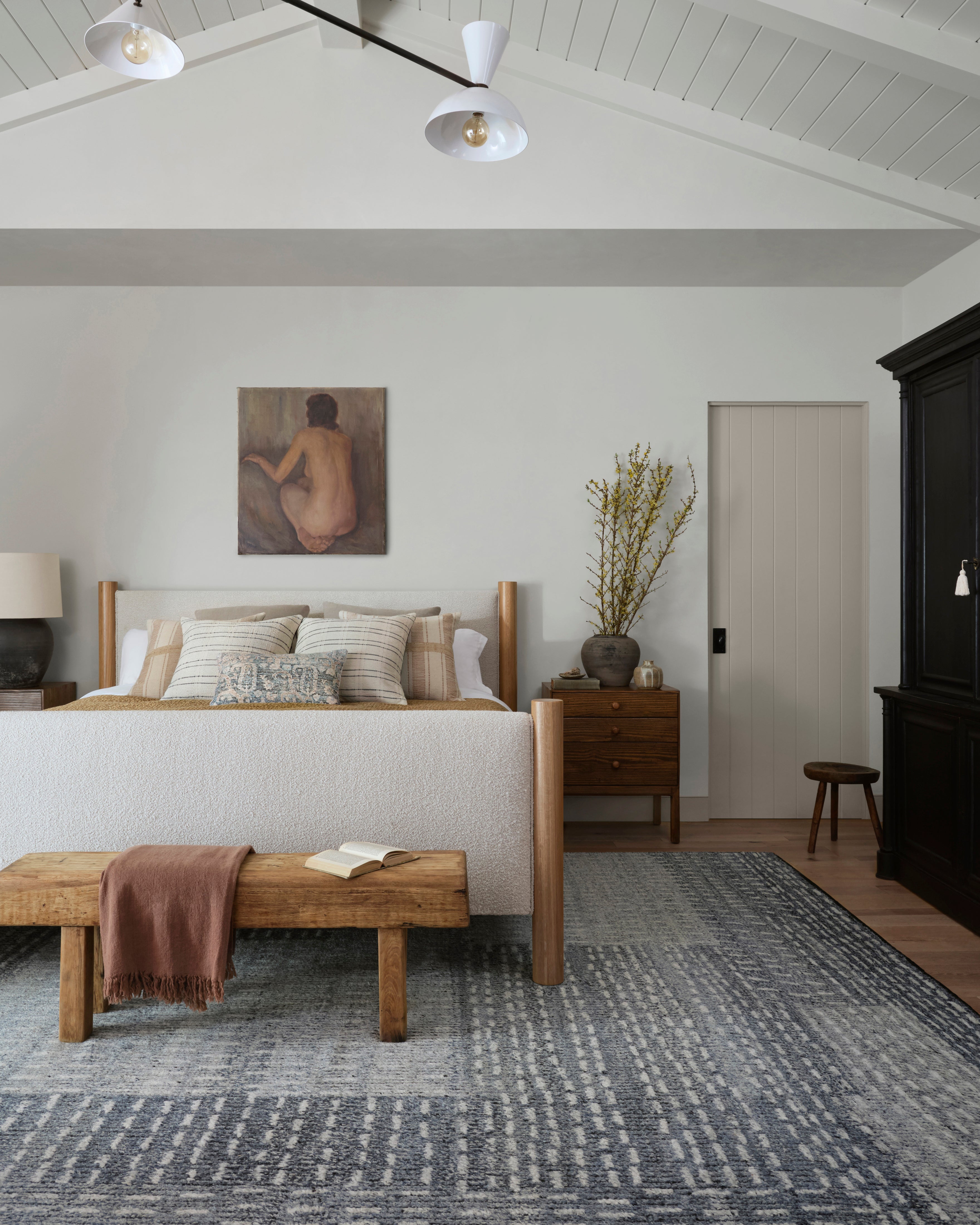 Amber Lewis x Loloi Gwyneth Denim / Sky Rug 2-patterned Loloi