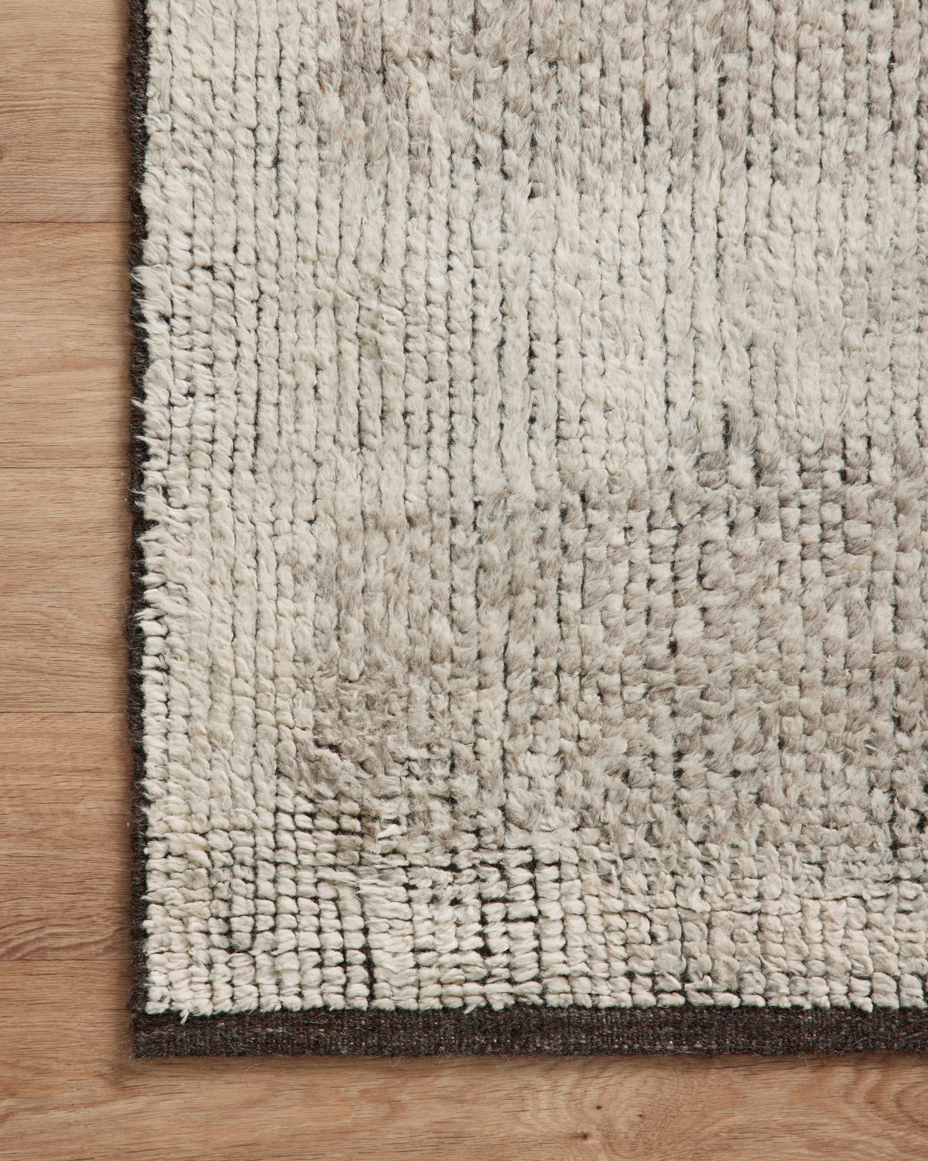 Amber Lewis x Loloi Gwyneth Ivory / Taupe Rug 1- RUGS - wool Loloi