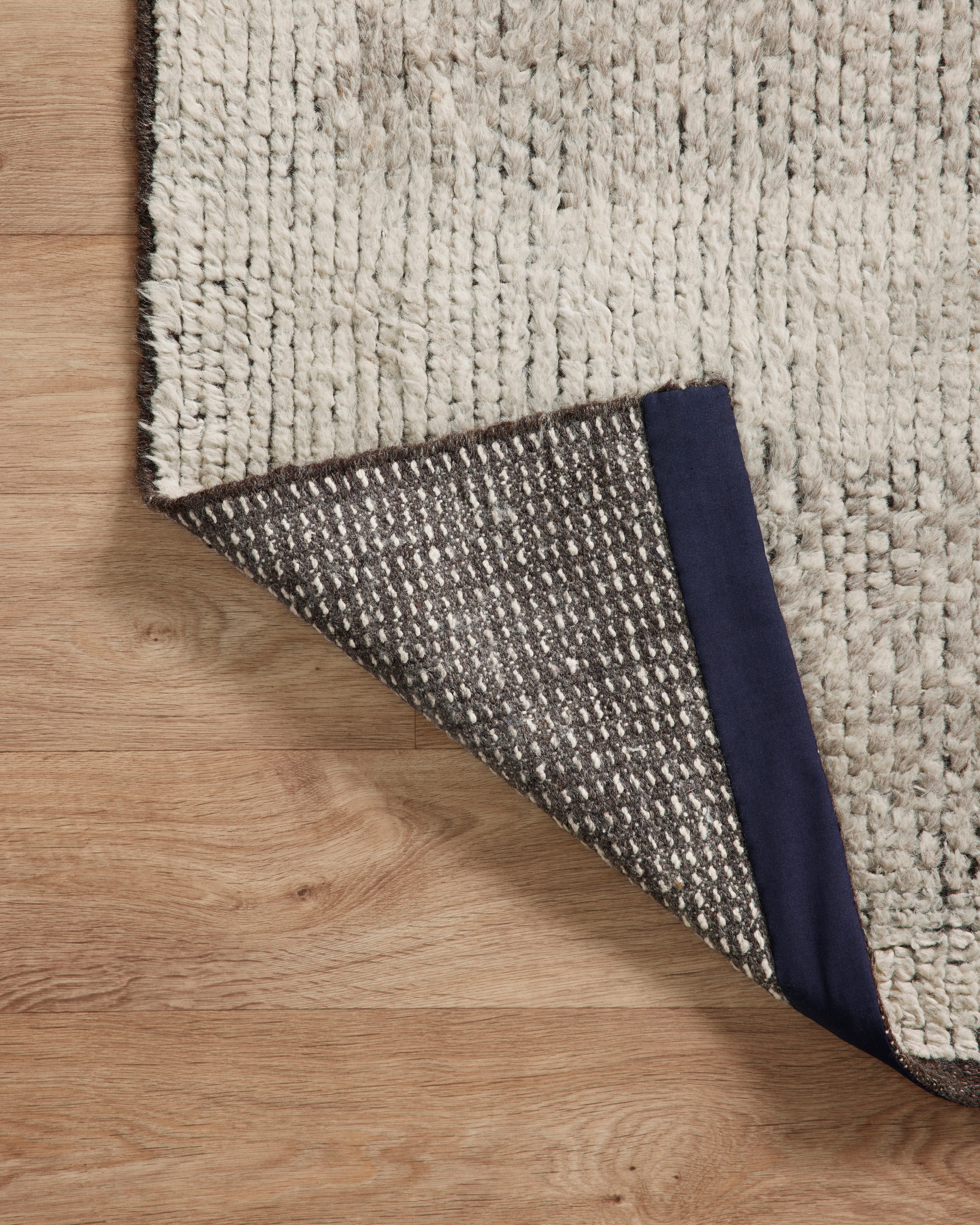 Amber Lewis x Loloi Gwyneth Ivory / Taupe Rug 1- RUGS - wool Loloi