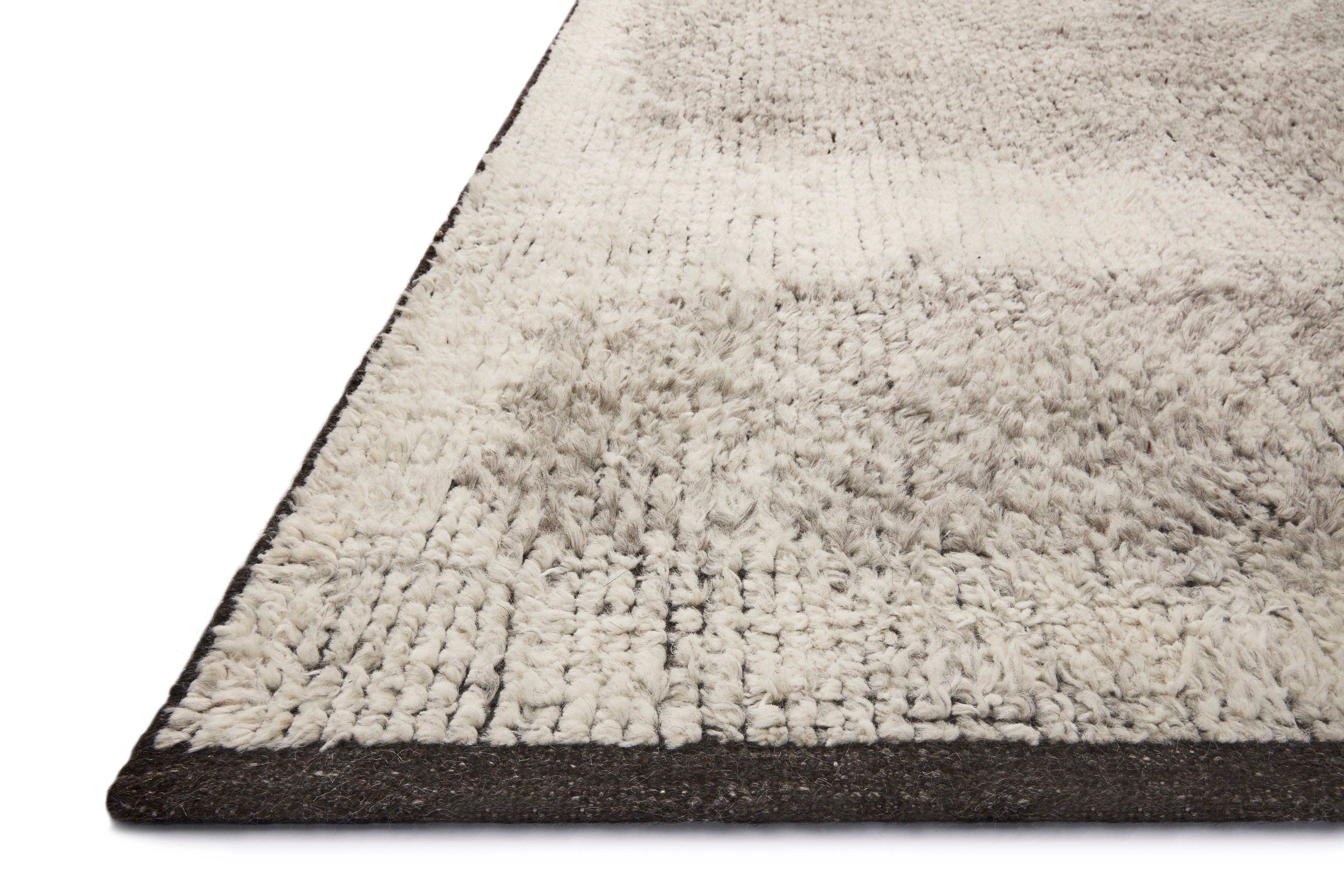 Amber Lewis x Loloi Gwyneth Ivory / Taupe Rug 1- RUGS - wool Loloi