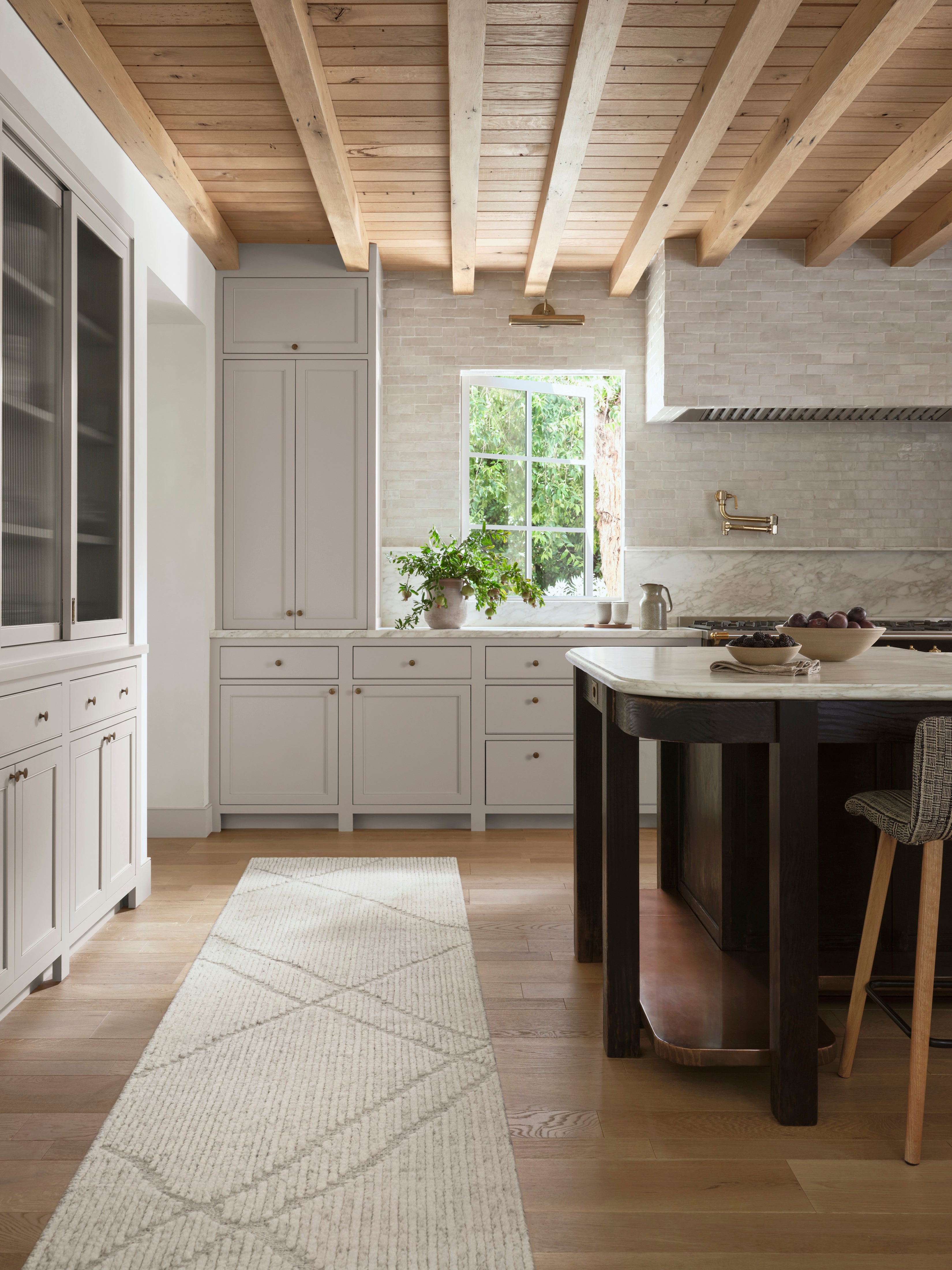 Amber Lewis x Loloi Gwyneth Ivory / Silver Rug 1- RUGS - wool Loloi