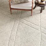 Amber Lewis x Loloi Gwyneth Ivory / Silver Rug 1- RUGS - wool Loloi