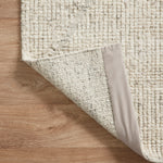 Amber Lewis x Loloi Gwyneth Ivory / Silver Rug 1- RUGS - wool Loloi