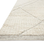 Amber Lewis x Loloi Gwyneth Ivory / Silver Rug 1- RUGS - wool Loloi
