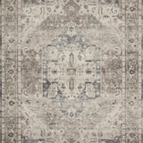 Loloi Hathaway Steel / Ivory Rug 1-RUGS - patterned Loloi