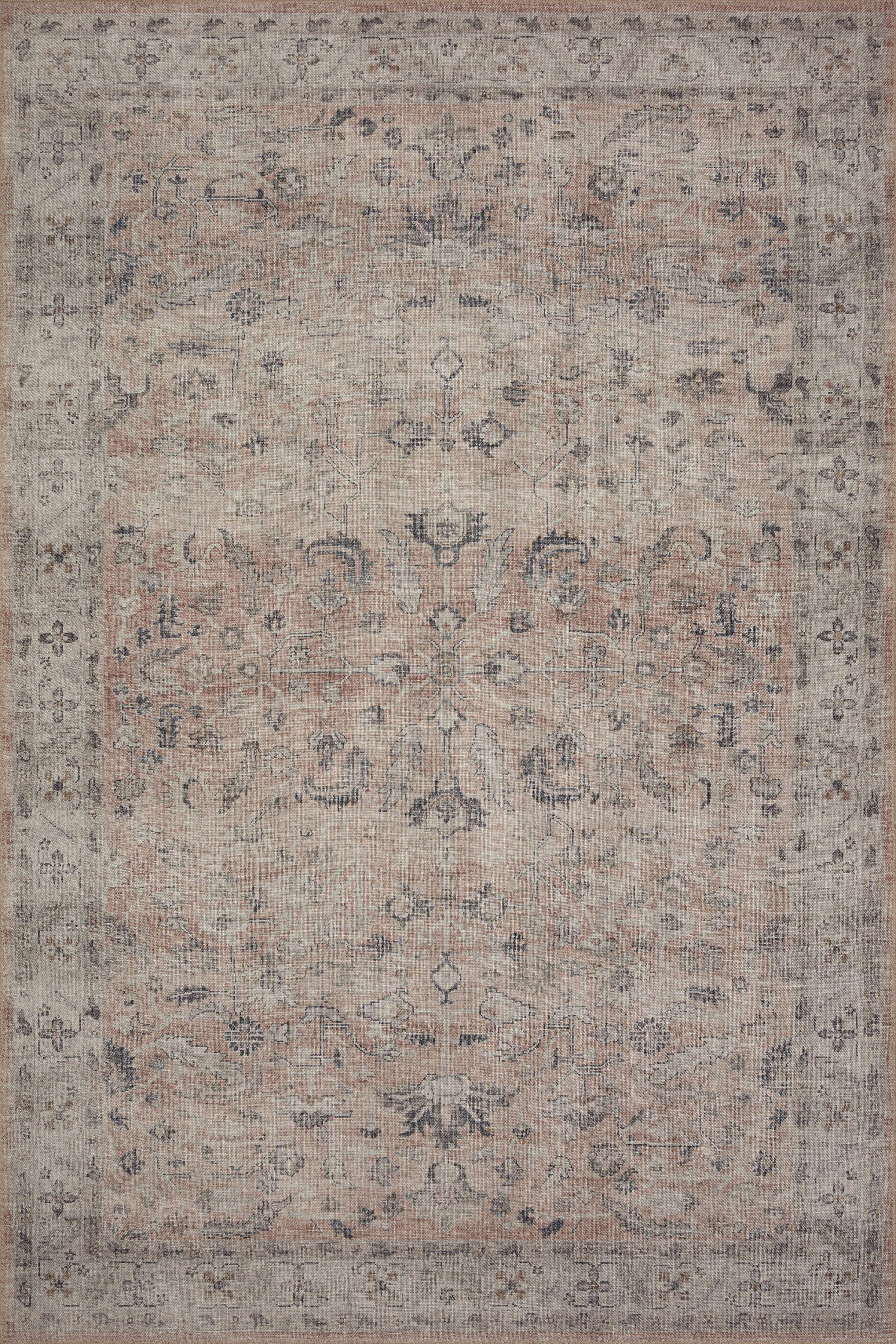 Loloi Hathaway Blush / Multi Rug 1-RUGS - patterned Loloi