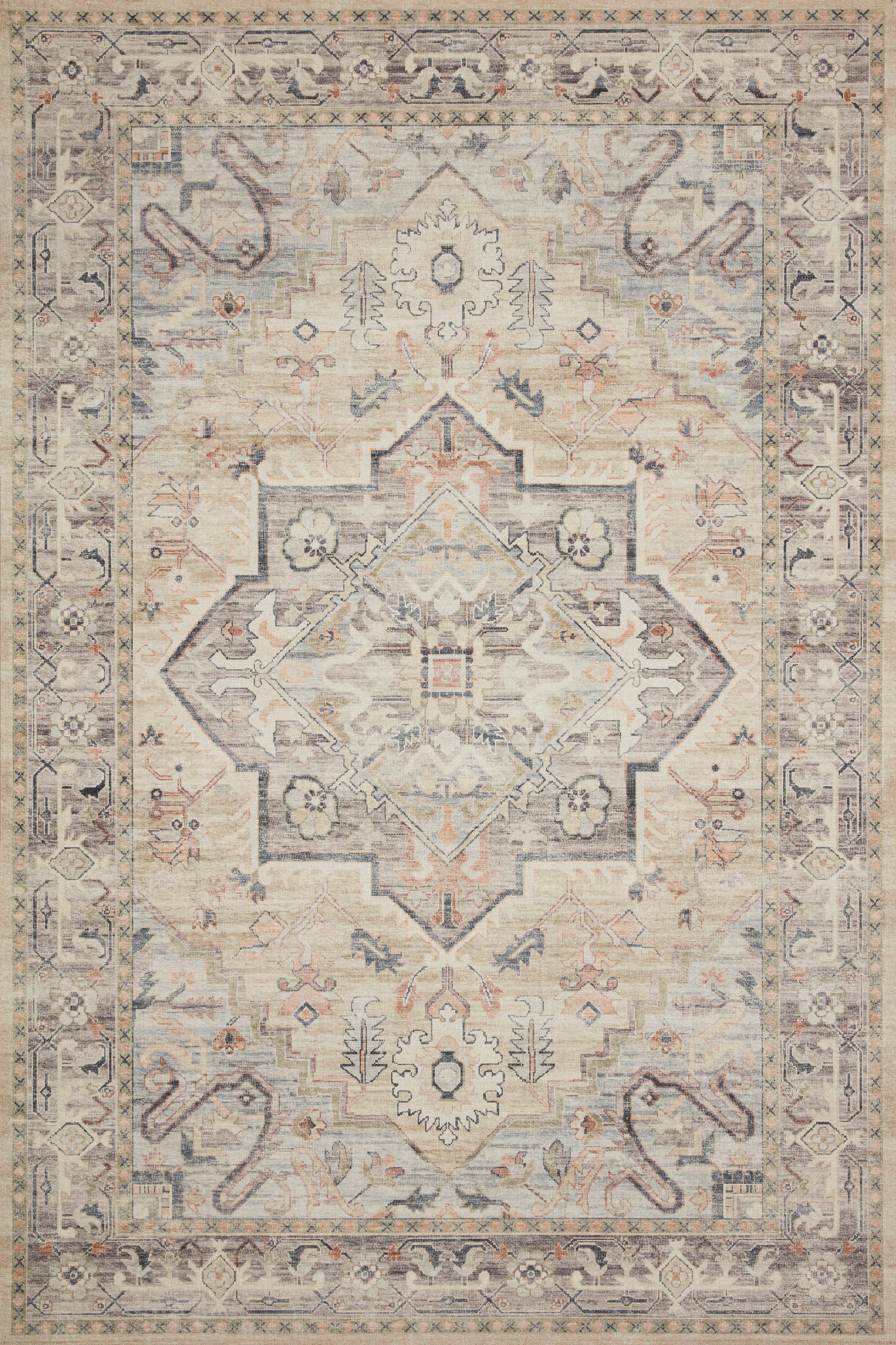 Loloi Hathaway Multi / Ivory Rug 1-RUGS - patterned Loloi