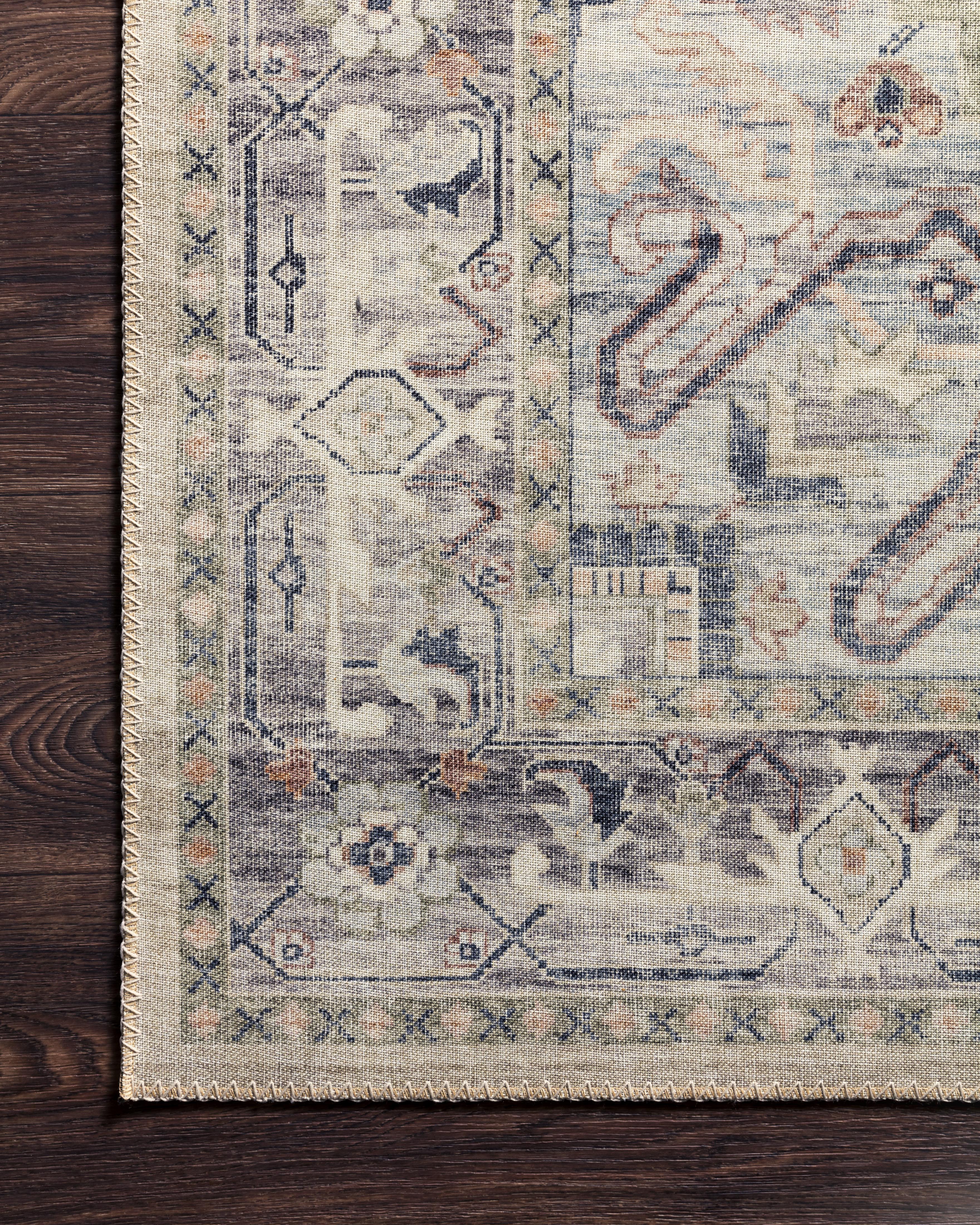 Loloi Hathaway Multi / Ivory Rug 1-RUGS - patterned Loloi