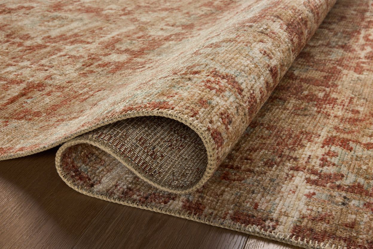 Loloi Heritage Brick / Multi Rug 0-RUGS-patterned Loloi