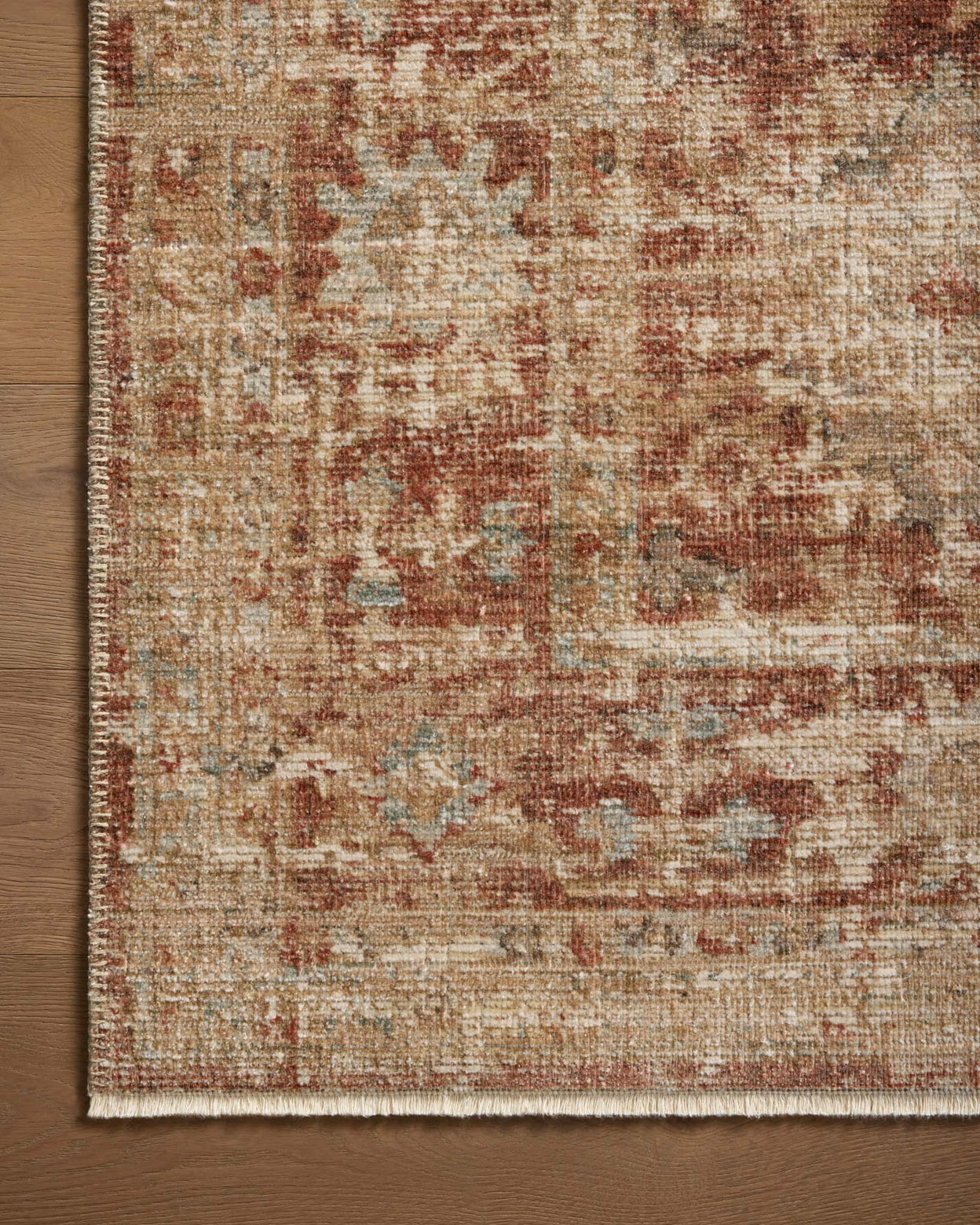 Loloi Heritage Brick / Multi Rug 0-RUGS-patterned Loloi