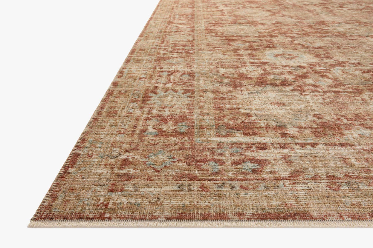 Loloi Heritage Brick / Multi Rug 0-RUGS-patterned Loloi