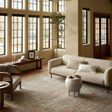 Loloi Heritage Aqua / Terracotta Rug 0-RUGS-patterned Loloi