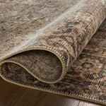 Loloi Heritage Mocha / Denim Rug 0-RUGS-patterned Loloi