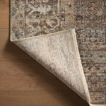 Loloi Heritage Mocha / Denim Rug 0-RUGS-patterned Loloi