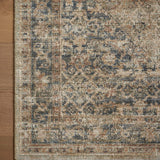 Loloi Heritage Sage / Navy Rug 0-RUGS-patterned Loloi
