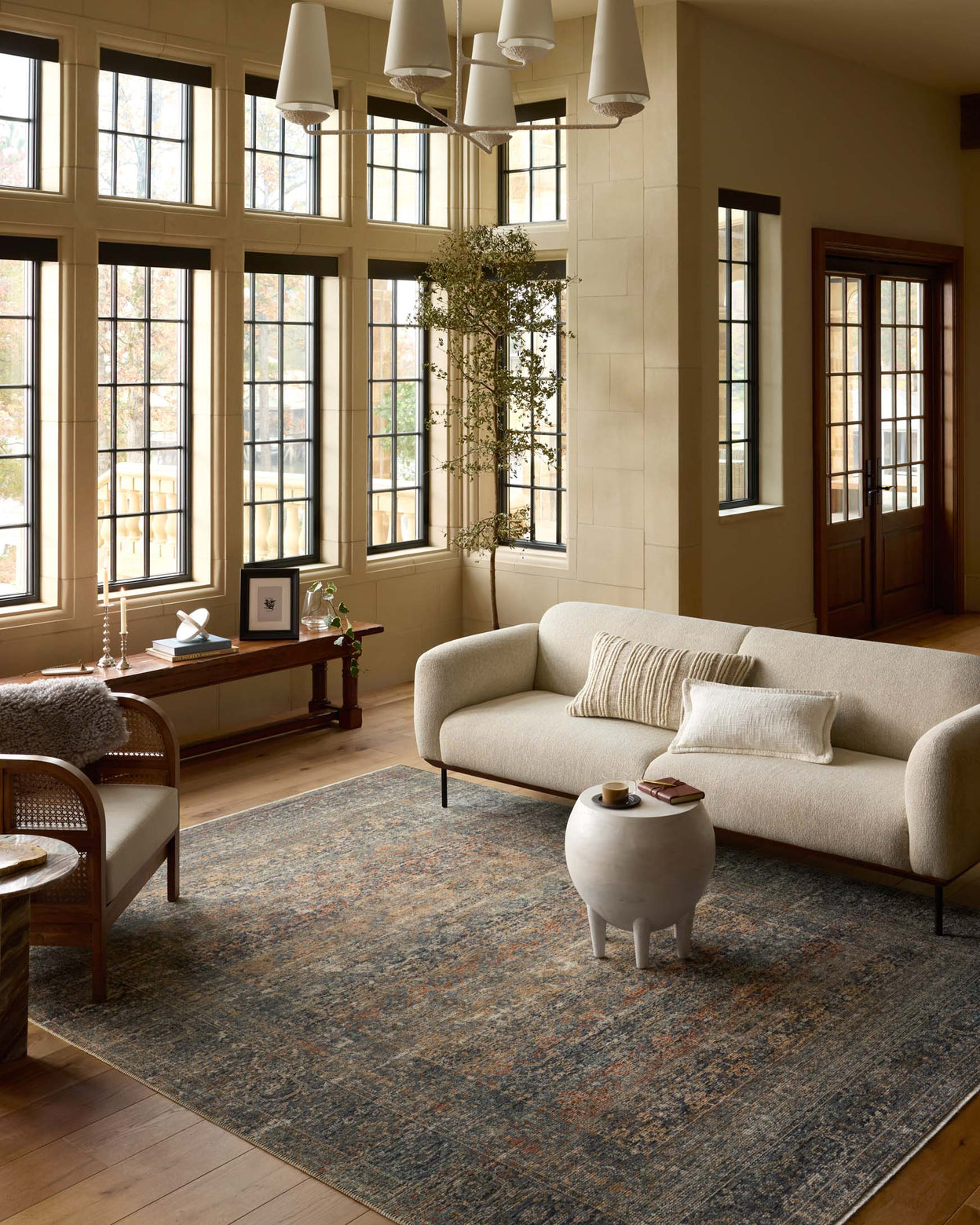 Loloi Heritage Midnight / Multi Rug 0-RUGS-patterned Loloi