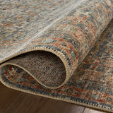 Loloi Heritage Blue / Rust Rug 0-RUGS-patterned Loloi