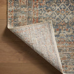 Loloi Heritage Blue / Rust Rug 0-RUGS-patterned Loloi