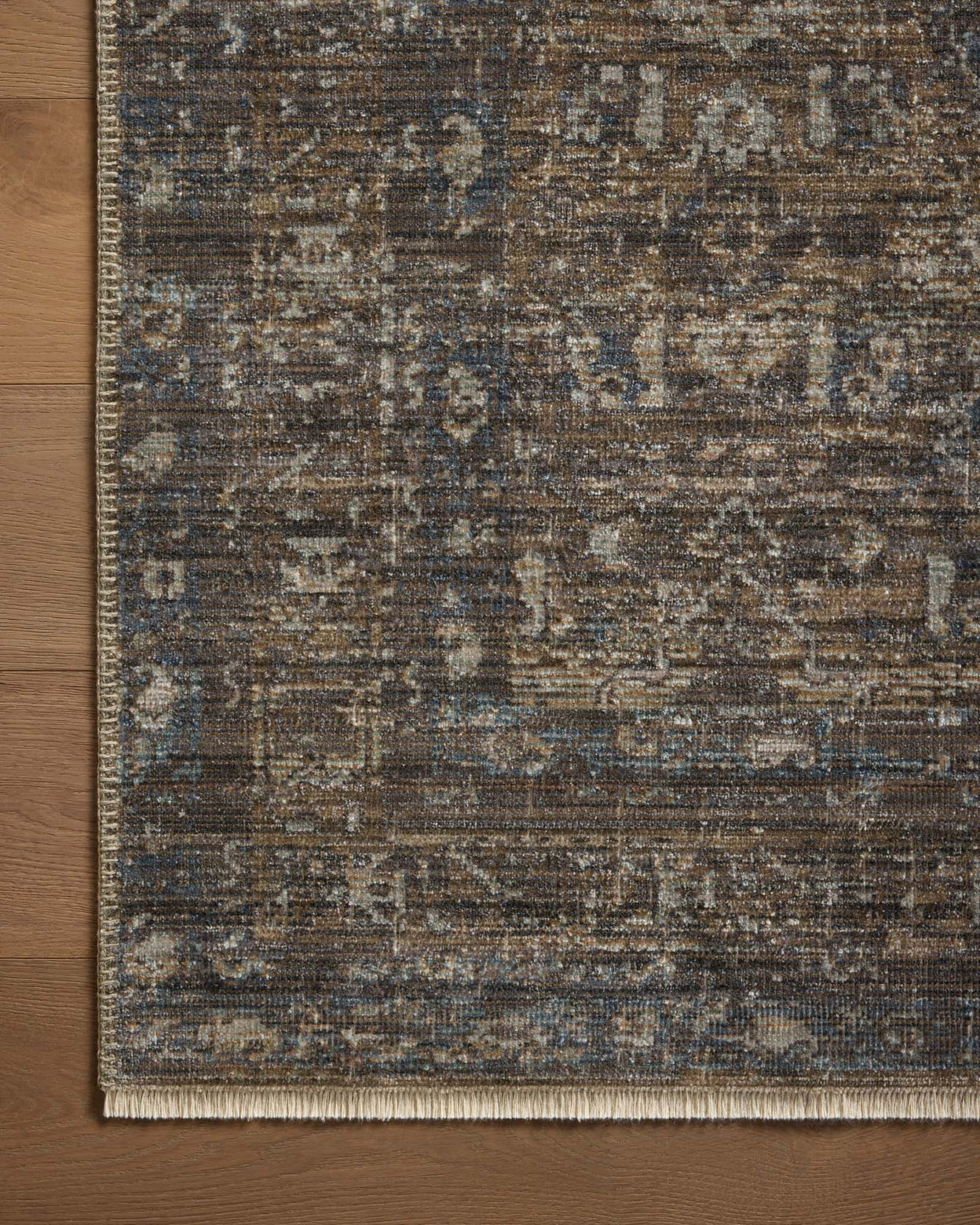 Loloi Heritage Lagoon / Tobacco Rug 0-RUGS-patterned Loloi