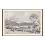 “Landscape Sketch II” Framed Art Print ARTWORK - framed print Celadon Art