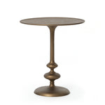 Merlin Matchstick Pedestal Table 5 - a - FURNITURE - accent table Four Hands