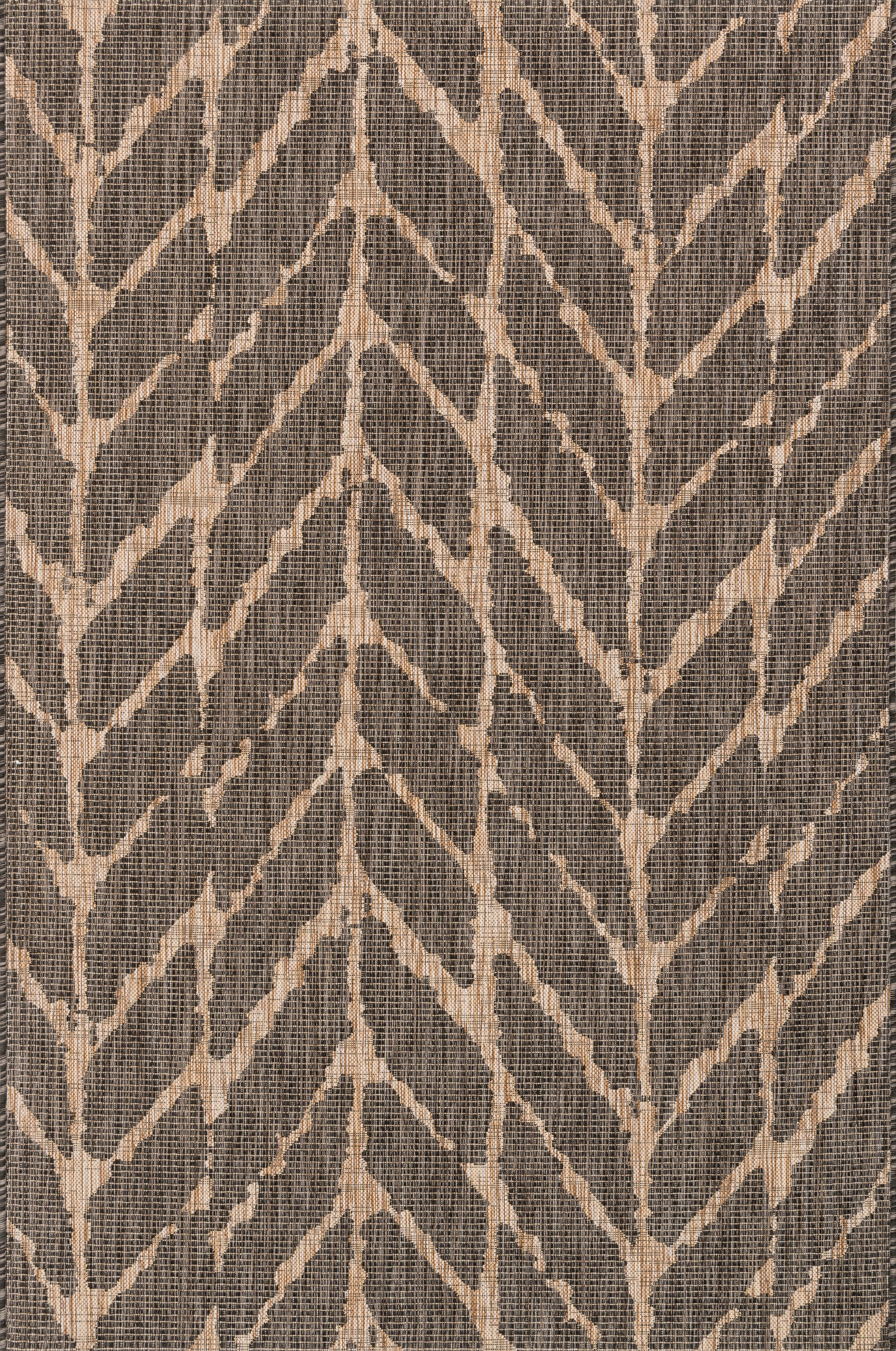 Isle Charcoal / Mocha Rug 5-Rugs - indoor/outdoor Loloi