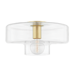 Iona Flush Mount LIGHTING - flush mount Hudson Valley Lighting Aged Brass