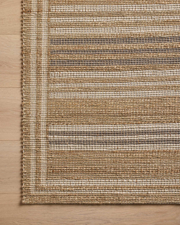 Chris Loves Julia x Loloi Judy Natural / Dove Rug 0-RUGS - jute Loloi