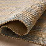 Chris Loves Julia x Loloi Judy Natural / Sky Rug 0-RUGS - jute Loloi