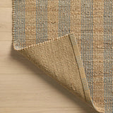 Chris Loves Julia x Loloi Judy Natural / Sky Rug 0-RUGS - jute Loloi