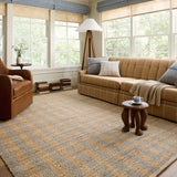 Chris Loves Julia x Loloi Judy Natural / Sky Rug 0-RUGS - jute Loloi
