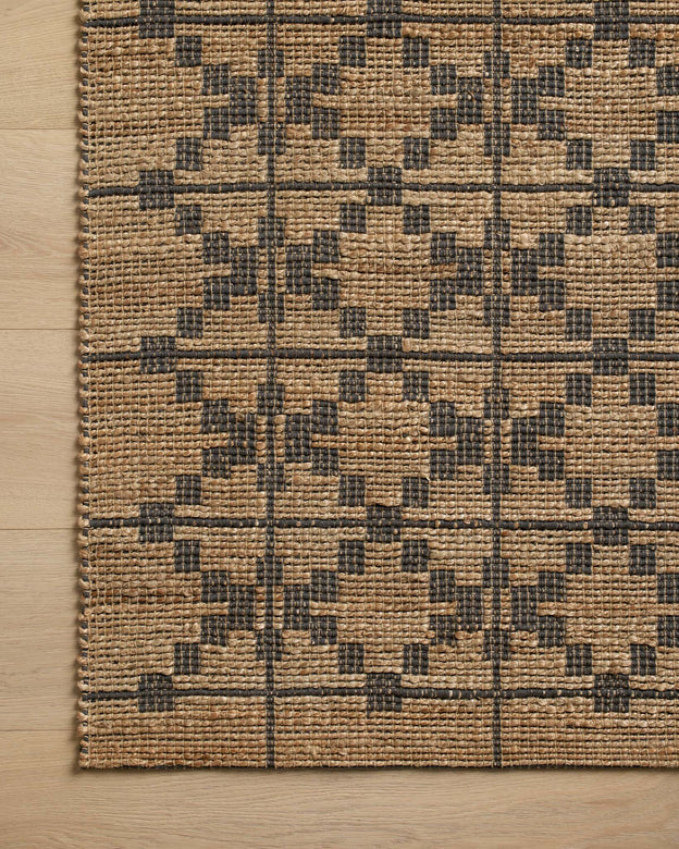 Chris Loves Julia x Loloi Judy Natural / Graphite Rug 0-RUGS - jute Loloi