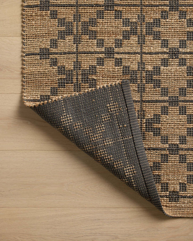 Chris Loves Julia x Loloi Judy Natural / Graphite Rug 0-RUGS - jute Loloi