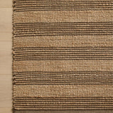 Chris Loves Julia x Loloi Judy Natural / Chocolate Rug 0-RUGS - jute Loloi