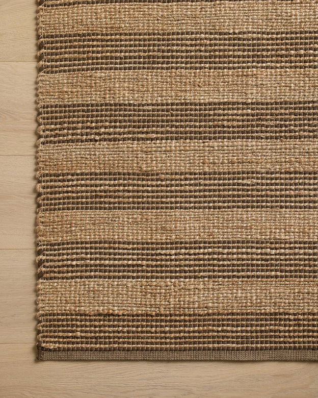 Chris Loves Julia x Loloi Judy Natural / Chocolate Rug 0-RUGS - jute Loloi
