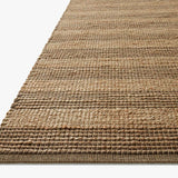 Chris Loves Julia x Loloi Judy Natural / Chocolate Rug 0-RUGS - jute Loloi