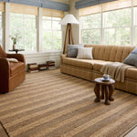 Chris Loves Julia x Loloi Judy Natural / Chocolate Rug 0-RUGS - jute Loloi