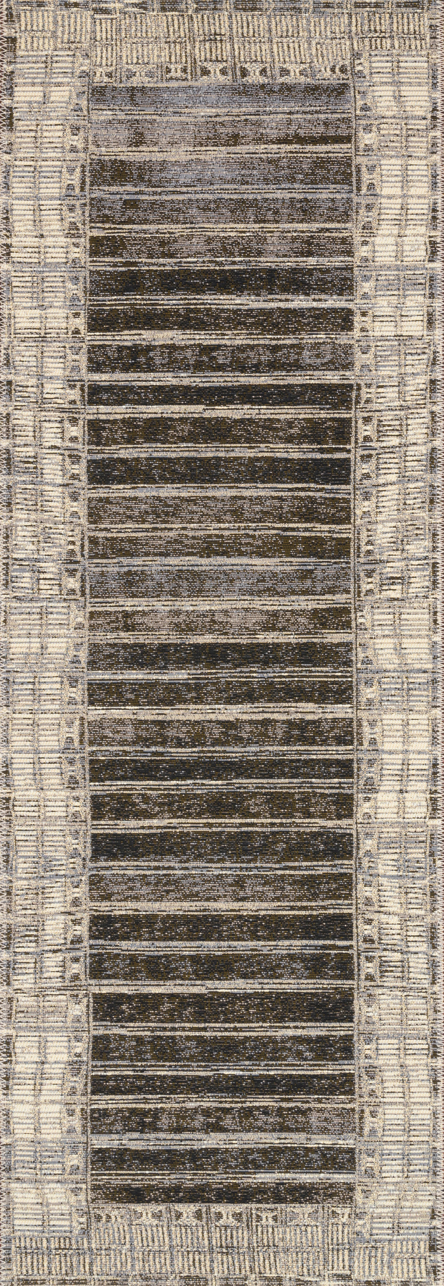 Loloi Mika Charcoal / Ivory Outdoor Rug 5-Rugs - indoor/outdoor Loloi