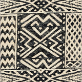 Loloi Mika Ivory / Black Outdoor Rug 5-Rugs - indoor/outdoor Loloi