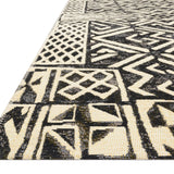 Loloi Mika Ivory / Black Outdoor Rug 5-Rugs - indoor/outdoor Loloi