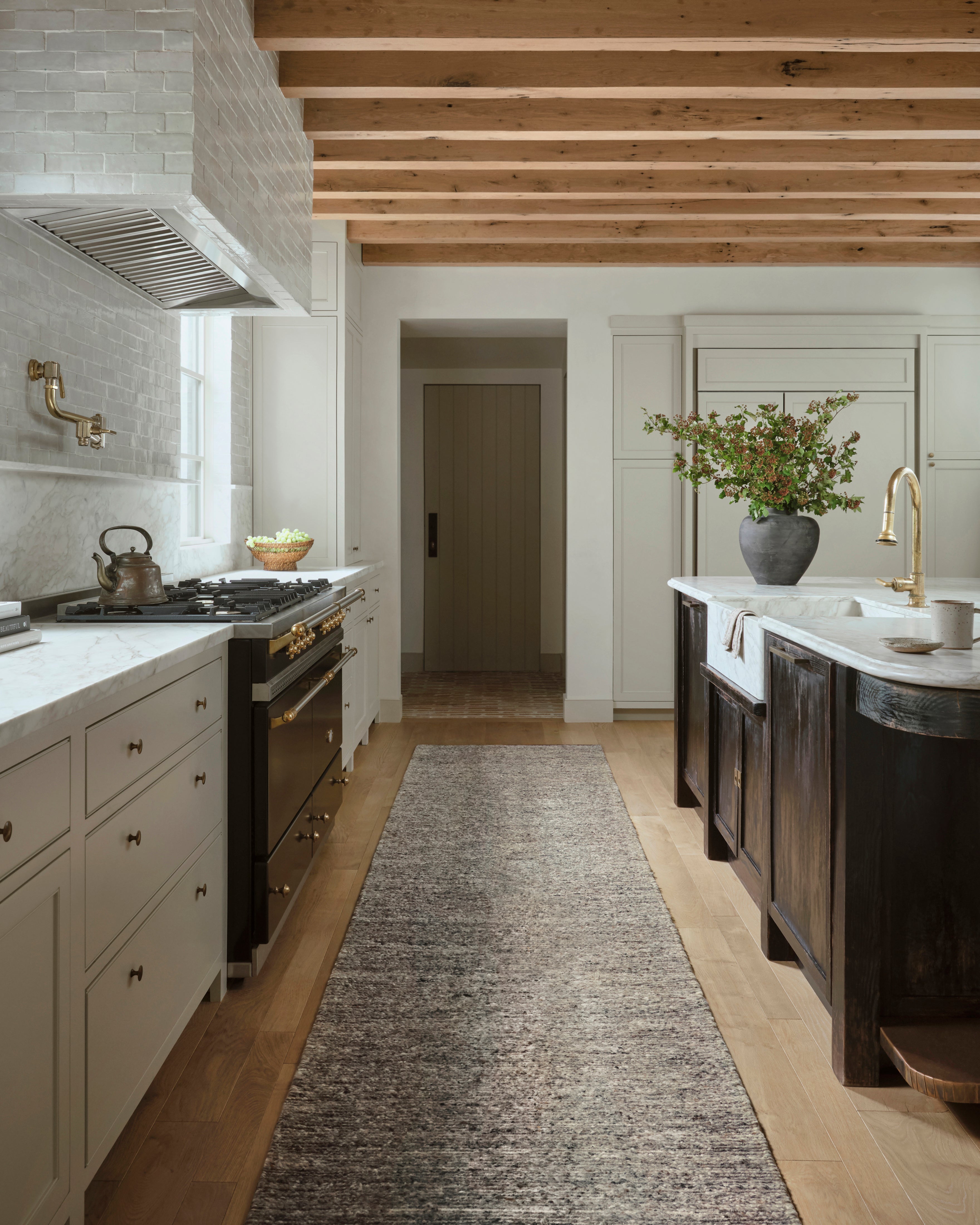 Amber Lewis x Loloi Mulholland Charcoal / Denim Rug 0-patterned rugs Loloi