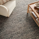 Amber Lewis x Loloi Mulholland Charcoal / Denim Rug 0-patterned rugs Loloi