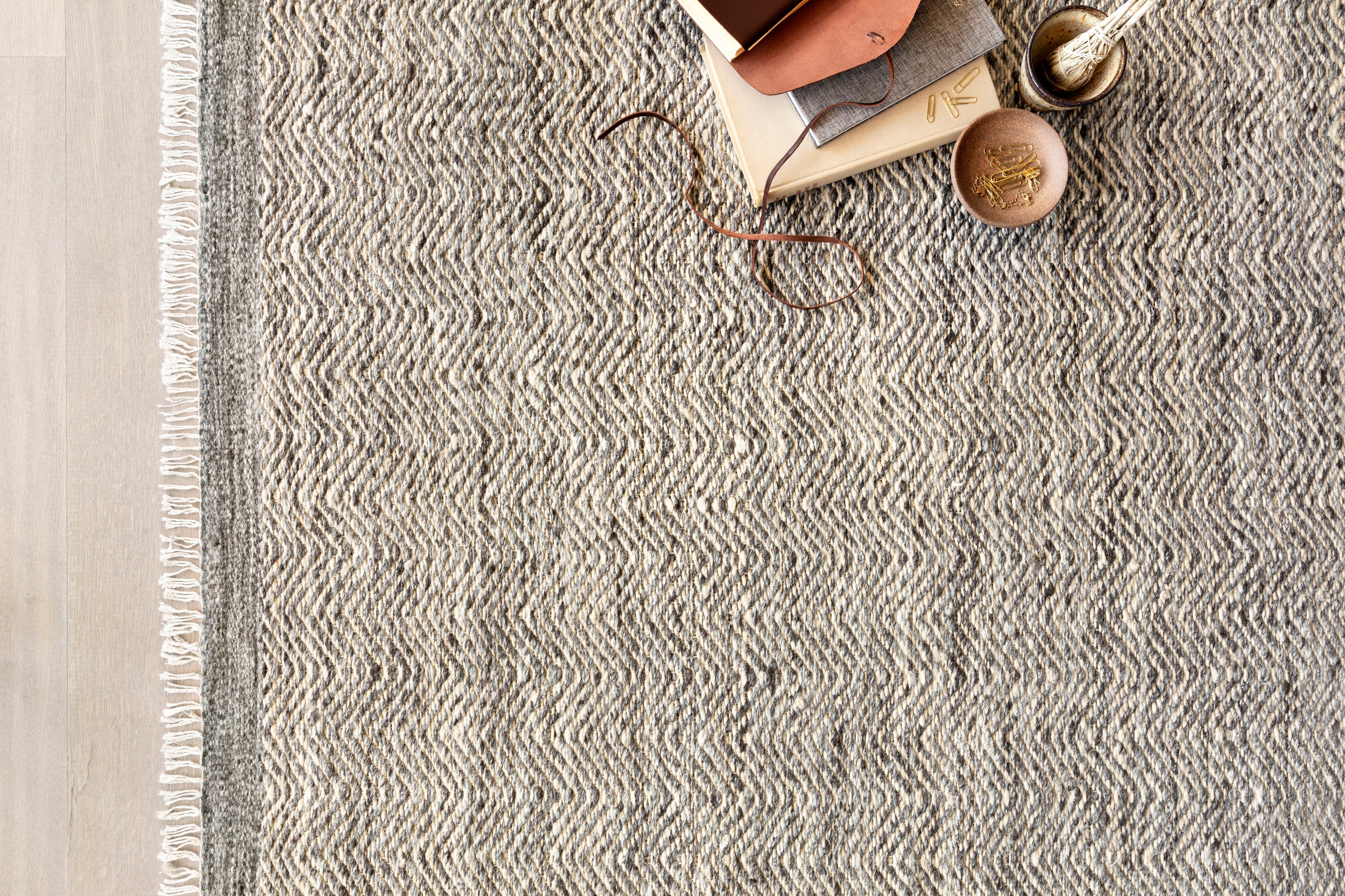 Loloi Omen Grey Rug RUGS - jute Loloi