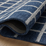Chris Loves Julia x Loloi Polly Navy / Silver Rug 0-RUGS - jute Loloi