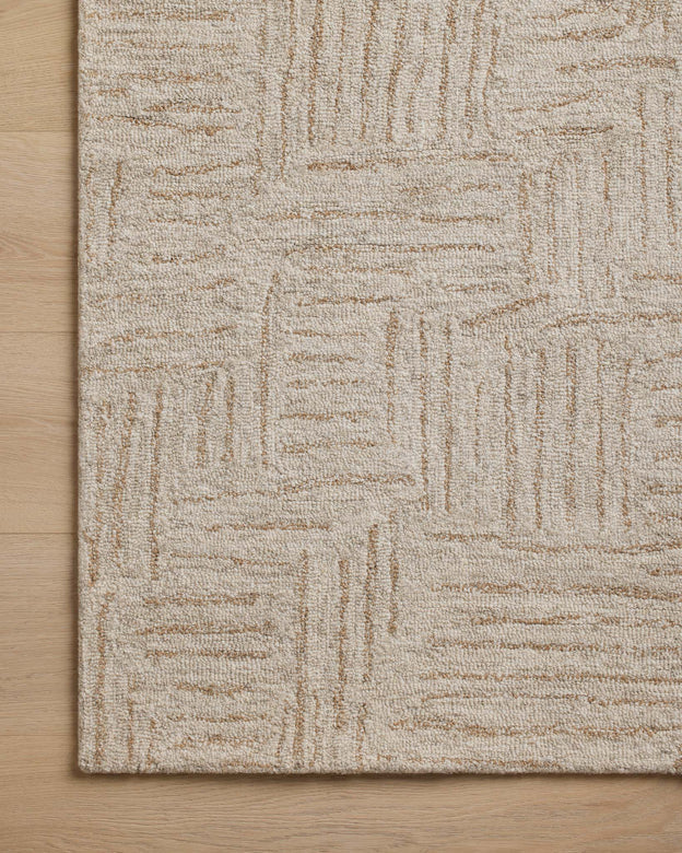Chris Loves Julia x Loloi Polly Smoke / Sand Rug 0-RUGS - jute Loloi