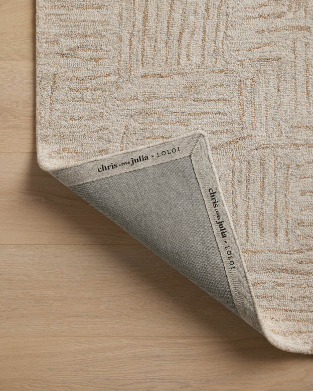 Chris Loves Julia x Loloi Polly Smoke / Sand Rug 0-RUGS - jute Loloi