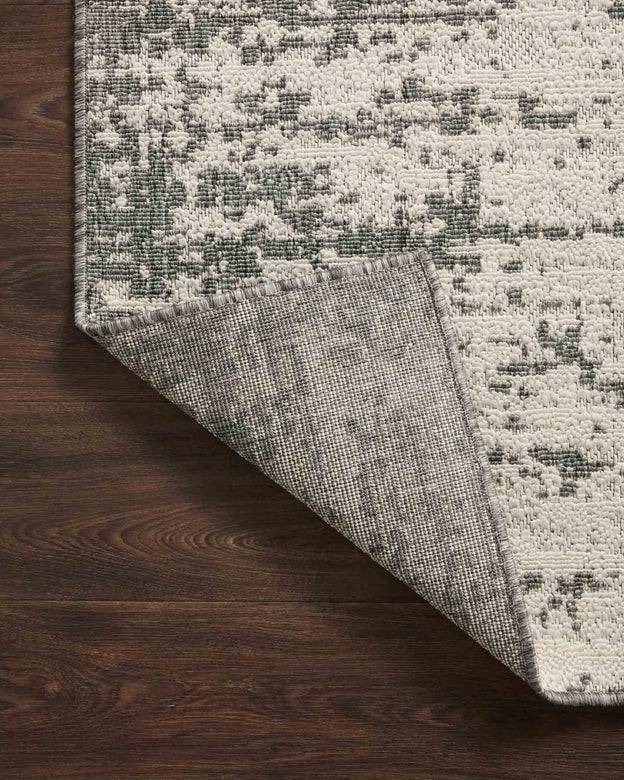 Loloi Rainier Ivory / Grey Outdoor Rug 5-Rugs - indoor/outdoor Loloi