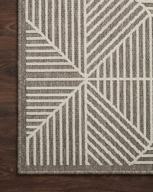 Loloi Rainier Natural / Ivory Outdoor Rug 5-Rugs - indoor/outdoor Loloi