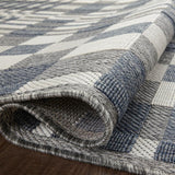 Loloi Rainier Ivory / Denim Outdoor Rug 5-Rugs - indoor/outdoor Loloi